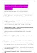 Final Nate Core Exam &lpar;2025-2026&rpar; Questions with Correct Answers Graded A&plus;&period;