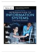TEST BANK FOR Introduction to Information Systems 11th Edition by R&period; Kelly Rainer&comma; Brad Prince   ISBN&colon;978-1394327539 COMPLETE GUIDE ALL CHAPTERS COVERED 100&percnt; VERIFIED A&plus; GRADE ASSURED&excl;&excl;&excl;&excl;&excl;&excl;NEW LATEST UPDATE&excl;&excl;&excl;&excl;&excl;