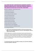 Latest NRNP 2026-2027 QUESTIONS AND ELABORATED ANSWERS ADVANCED NURSE PRACTICE&sol; TESTED AND APPROVED&sol; GRADE A&plus;&sol; Fully updated and Extensively Covered&sol; WELL STRUCTURED