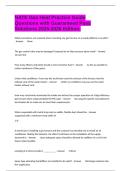 Nate Core Study Guide Exam with All Correct Answers 2025-2026 Updated&period;