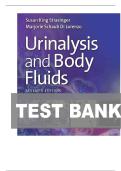 TEST BANK FOR Urinalysis and Body Fluids Seventh Edition by Susan King Strasinger&comma; Marjorie Schaub Di Lorenzo ISBN&colon; 978-0803675827 COMPLETE GUIDE ALL CHAPTERS COVERED 100&percnt; VERIFIED A&plus; GRADE ASSURED&excl;&excl;&excl;&excl;&excl;NEW LATEST UPDATE&excl;&excl;&excl;&excl;&excl;