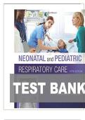 TEST BANK FOR Neonatal and Pediatric Respiratory Care 5th Edition by Brian K&period; Walsh ISBN&colon; 978-0323479479 COMPLETE GUIDE ALL CHAPTERS COVERED 100&percnt; VERIFIED A&plus; GRADE ASSURED&excl;&excl;&excl;&excl;&excl; NEW LATEST UPDATE&excl;&excl;&excl;&excl;&excl;&excl;