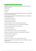IB 439 Quizzes 1-8 Questions and Answers Already Passed