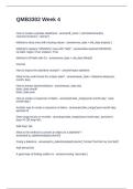 QMB3302 Week 4 Questions and Answers