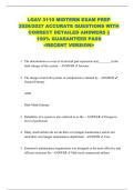LGAV 3110 MIDTERM EXAM PREP  2026&sol;2027 ACCURATE QUESTIONS WITH  CORRECT DETAILED ANSWERS &vert;&vert;  100&percnt; GUARANTEED PASS  <RECENT VERSION> 