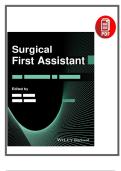 Surgical First Assistant Essentials &lpar;2024 Edition&rpar; &ndash; Textbook PDF &ndash; Wiley Blackwell