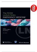 The RCEM Lecture Notes&colon; Emergency Medicine &lpar;5th Edition&comma; 2024&rpar; &ndash; Complete Textbook PDF &ndash; Williams