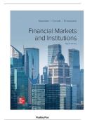 TEST BANK FOR Financial Markets and Institutions 8th Edition by Anthony Saunders&comma; Marcia Millon Cornett&comma; Otgo Erhemjamts ISBN&colon; 978-1260772401 COMPLETE GUIDE ALL CHAPTERS COVERED 100&percnt; VERIFIED A&plus; GRADE ASSURED&excl;&excl;&excl;&excl;NEW LATEST UPDATE&excl;&excl;&excl;&excl;