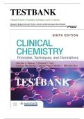 TEST BANK FOR Clinical Chemistry&colon; Principles&comma; Techniques&comma; and Correlations with Navigate Advantage Access 9th Edition by Michael L&period; Bishop ISBN&colon; 978-1284238860 COMPLETE GUIDE 100&percnt; VERIFIED A&plus; GRADE ASSURED&excl;&excl;&excl;&excl;&excl;NEW LATEST UPDATE&excl;&excl;&excl;&excl;&excl;