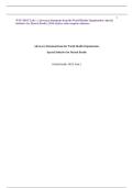 WGU D619 Task 1 &vert; Advocacy Statement from the World Health Organization&colon; Special Initiative for Mental Health &vert; 2026 Update with complete solutions&period;