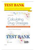 Calculating Drug Dosages&colon; A Patient-Safe Approach to Nursing and Math 2nd Edition Test Bank by Maryanne Castillo&comma; Sandra Luz Martinez De & Werner-McCullough &vert; Latest Update 2026 &vert; Exam Prep