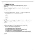 Test Bank For Hamric and Hanson's Advanced Practice Nursing 6th Edition by Mary Fran Tracy Chapter 1-16 &lpar;Complete Guide A&plus;&rpar;