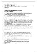 Test Bank For Health Assessment for Nursing Practice 7th Edition by Susan Fickertt Wilson&comma; Jean Foret Giddens Chapter 1-24 &lpar;Complete Guide A&plus;&rpar;