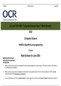 AS-Level & A-Level OCR 2025 Computer Science All Papers &lpar;All Papers 1 & 2&rpar;