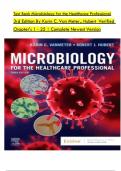Test bank for Microbiology for the Healthcare Professional&comma; 3rd Edition by  Karin C&period; VanMeter & Robert J&period; Hubert 