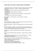 MAR 3400 FSU EXAM 2 QUESTIONS & ANSWERS