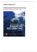 Solution Manual For Fundamentals of Financial Accounting&comma; 8th Edition 2026 by Fred Phillips&comma; Robert Libby&comma; Verified Chapters 1 - 13&comma; Complete Newest Version