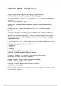 MAR 3400 EXAM 1 STUDY GUIDE