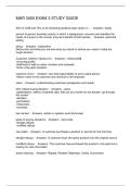MAR 3400 EXAM 3 STUDY GUIDE