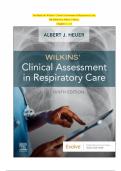 TEST BANK For Wilkins&rsquo; Clinical Assessment in Respiratory Care&comma; 9th Edition by Albert J&period; Heuer