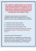 HESI COMPASS COMPREHENSIVE EXIT EXAM 2026  AND PRACTICE EXAM TEST BANK WITH A STUDY  GUIDE &vert;&vert;VERIFIED EXAM&excl;&excl;&excl;&vert; ALL VERSIONS OF THE  EXAM WITH ALL MODULES COVERED &vert; ACCURATE  AND VERIFIED QUESTIONS AND ANSWERS FOR  GUARANTEED PASS &vert; NEWEST EXAM&excl;&excl; 
