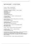 MAR 3400 EXAM 1 &ndash; 2 STUDY GUIDE
