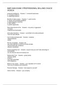MAR 3400 EXAM 1PROFESSIONAL SELLING CHUCK VIOSCA