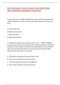 NU 126 EXAM 1 STUDY GUIDE 163 QUESTIONS WITH VERIFIED ANSWERS 2025&sol;2026&comma;100&percnt;CORRECT
