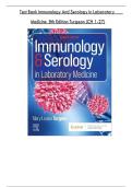 Test Bank Immunology Anḍ Serology In Laboratory     Meḍicine 8th Eḍition Turgeon &lpar;CH 1-27&rpar;