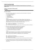 Test Bank For Lehne's Pharmacology for Nursing Care&comma;10th Edition by Jacqueline Burchum&comma; Laura Rosenthal Chapter 1-110 &lpar;Complete Guide A&plus;&rpar;