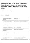 KAISER EKG TEST STUDY GUIDE Exam &lpar;2025&rpar; Exam Questions & Answers &vert; Latest Already Graded A&plus; UPDATE 2025&vert;2026&excl;&excl; STUDY GUIDE EXAMKAISER EKG TEST STUDY GUIDE Exam &lpar;2025&rpar; Exam Questions & Answers &vert; Latest Already Graded A&plus; UPDATE 2025&vert;2026&excl;&excl; STUDY GUIDE EXAM