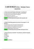 I AM HUMAN MCQs &ndash; Multiple Choice Questions