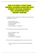 ISDS 3115 EXAM 1 STUDY GUIDE  2026&sol;2027 ACCURATE QUESTIONS WITH  CORRECT DETAILED ANSWERS &vert;&vert;  100&percnt; GUARANTEED PASS  <RECENT VERSION> 