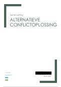 Samenvatting Alternatieve conflictoplossing &lpar;B001790A&rpar; 2025-2026