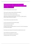 National Home Inspector Practice Exam Question and answers correctly solved 2025&sol;2026