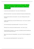 National Home Inspectors Exam&colon; Book 1 New Question and answers rated A&plus; 2025&sol;2026