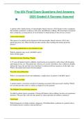 Fnp 654 Final Exam Questions And Answers 2025 Graded A Success Assured