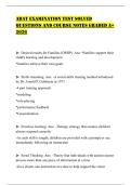 ABAT EXAMINATION TEST SOLVED QUESTIONS AND COURSE NOTES GRADED A&plus; 2026