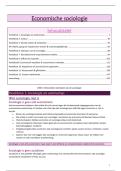 economische sociologie