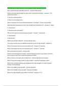 KINE 409 Exam 3 Questions with Correct Answers Latest Update 2025&sol;2026