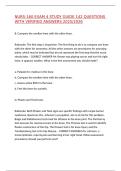 NURS-160 EXAM 4 STUDY GUIDE 142 QUESTIONS WITH VERIFIED ANSWERS 2025&sol;2026&comma;100&percnt;CORRECT