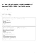 MLT ASCP Practice Exam 2025 Questions and Answers &lpar;2025 &sol; 2026&rpar; &lpar;Verified Answers&rpar;