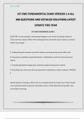 ATI CMS FUNDAMENTAL EXAM VERSION 1-4 ALL 600 QUESTIONS AND DETAILED SOLUTIONS