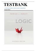 TEST BANK FOR A Concise Introduction to Logic 11th Edition by Patrick J&period; Hurley ISBN&colon; 978-1111346232 COMPLETE GUIDE ALL CHAPTERS COVERED 100&percnt; VERIFIED A&plus; GRADE ASSURED&excl;&excl;&excl;&excl;NEW LATEST UPDATE&excl;&excl;&excl;&excl;&excl;&excl;