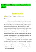  I-Human Katherine Harris Case Study Comprehensive Review