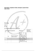  Max King Leaking Stool I-Human Case Study Solution Verified and Complete
