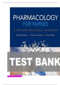TEST BANK FOR Pharmacology for Nurses&colon; A Pathophysiologic Approach 5th Edition by Michael Adams&comma; Norman Holland&comma; Carol Urban ISBN&colon; 978-0134255163 COMPLETE GUIDE ALL CHAPTERS COVERED 100&percnt; VERIFIED A&plus; GRADE ASSURED&excl;&excl;&excl;&excl;&excl;NEW LATEST UPDATE&excl;&excl;&excl;&excl;&excl;