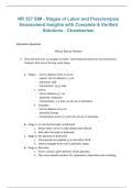 NR 327 SIM &ndash; Stages of Labor and Preeclampsia Assessment Insights with Complete & Verified Solutions &vert; Chamberlain 2026&sol;2027