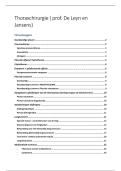 Samenvatting ademhaling thoraxchirurgie MA1