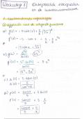Uitwerkingen van ALLE opgaven wiskundige methoden en technieken semester 1 